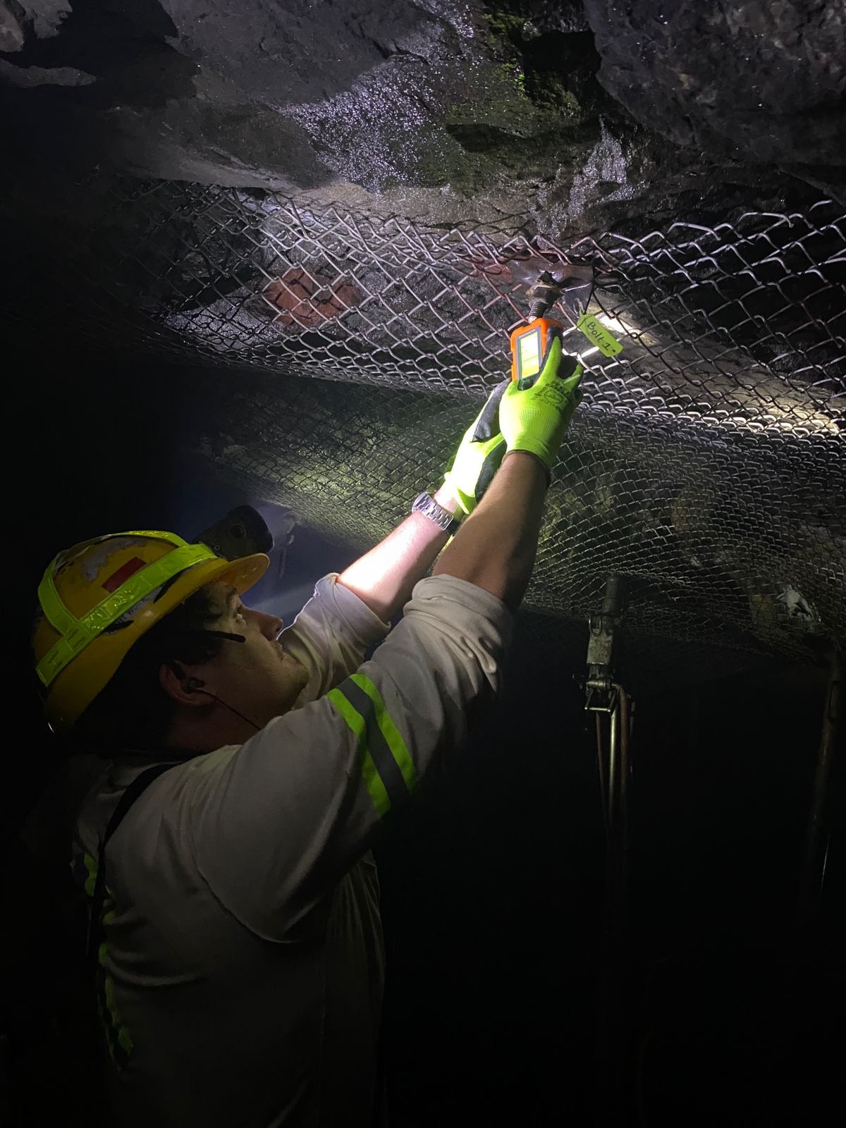 Badger Equipment technicians working on-site at a mining facility, demonstrating field-tested engineering and industrial support services in South Africa.